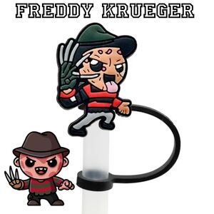 BOGO!! BUNDLE For Discount!!! Brand New Horror Fans Freedy Krueger  Straw Cover